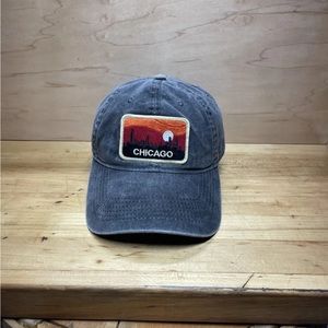Triangle Sport Headwear Chicago Skyline Patch Adjustable Hat